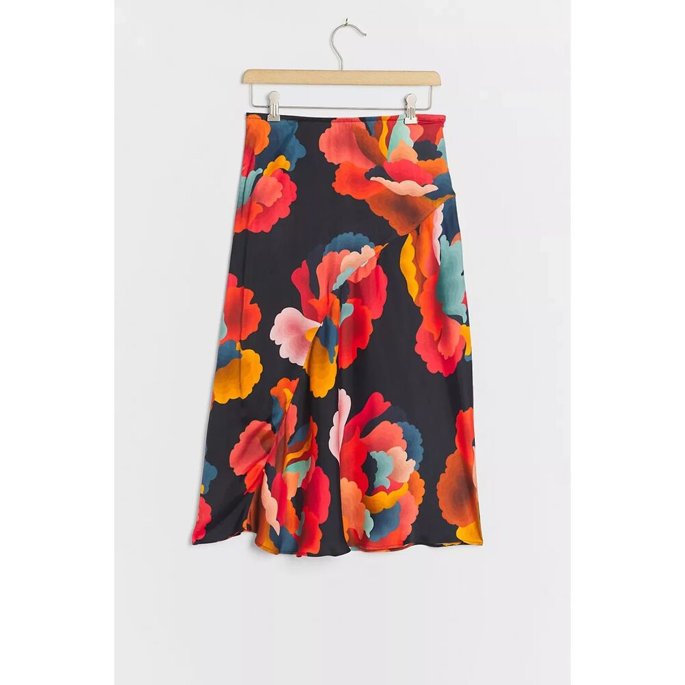 Farm Rio Fizan Bias Midi Skirt